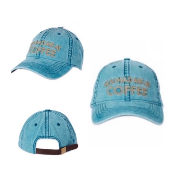 “You Had Me At Coffee” Baseball Cap - Picture 6 of 9